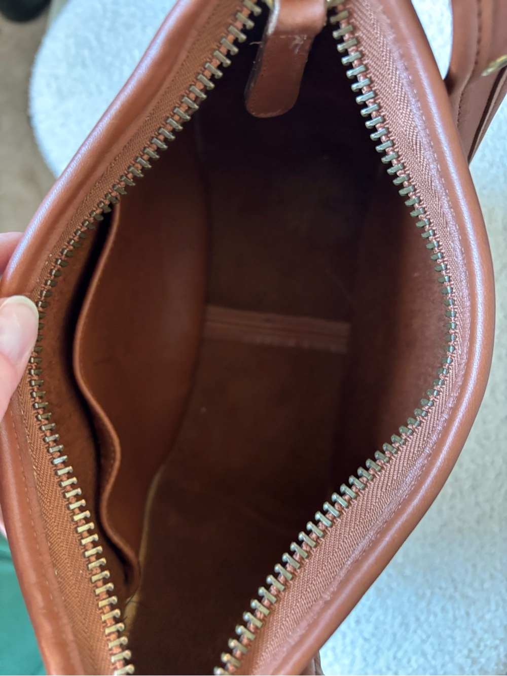 Authentic Vintage Coach Legacy Janice 9950 British Tan Leather Bag 1999 USA - Picture 2 of 8